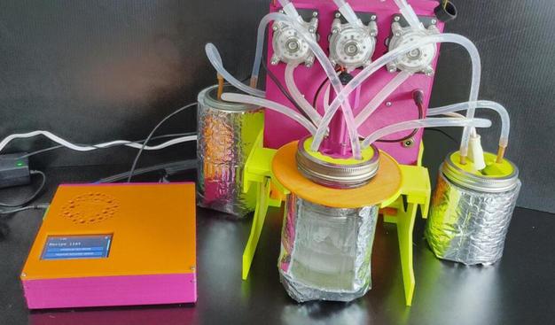 Microlab a DIY reactor lab from four thieves vinegar build with a arduino and 3d printed parts