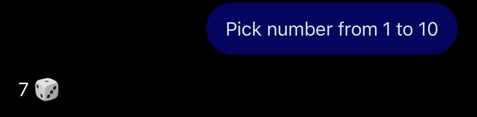 ChatGPT picked 7